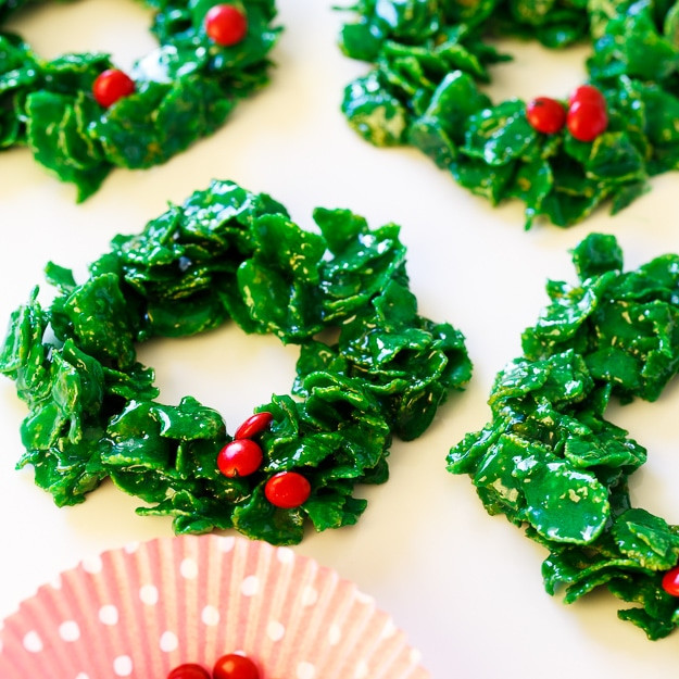 Cornflake Christmas Cookies
 Cornflake Christmas Wreaths Spicy Southern Kitchen