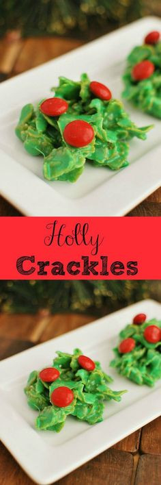 Cornflake Christmas Wreath Cookies With Corn Syrup
 Holly wreath Corn flakes and Flakes on Pinterest