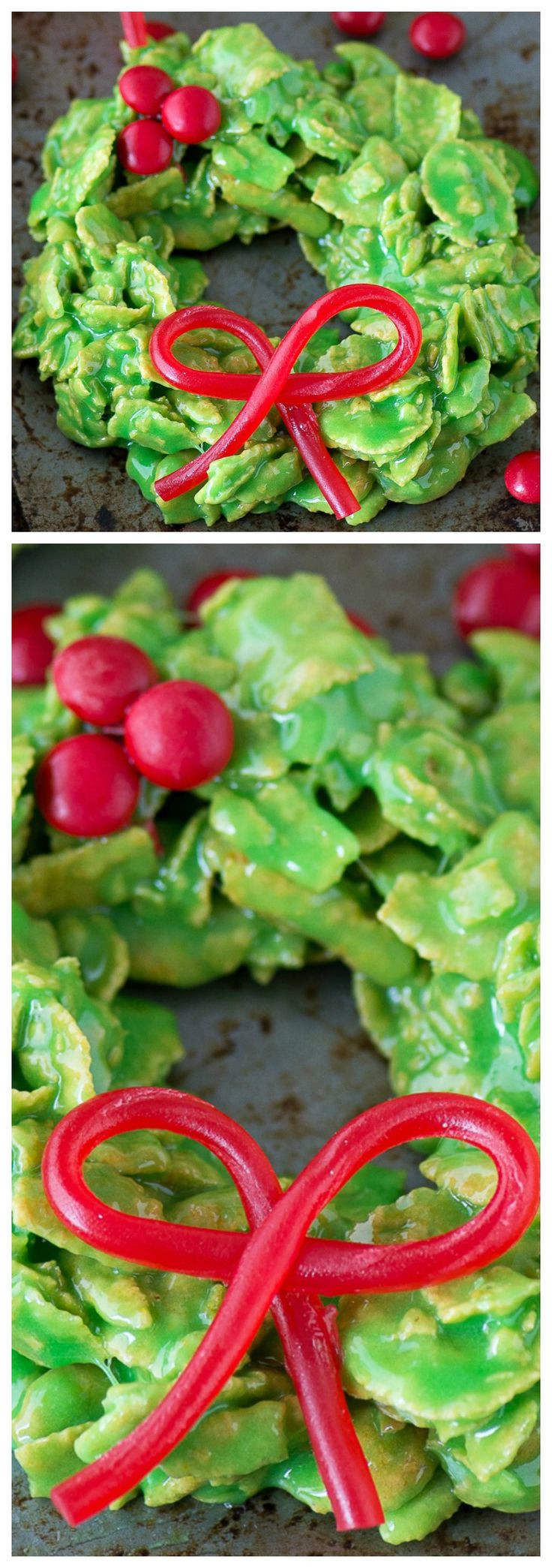 Cornflake Christmas Wreath Cookies With Corn Syrup
 1000 ideas about Corn Flake Cookies on Pinterest