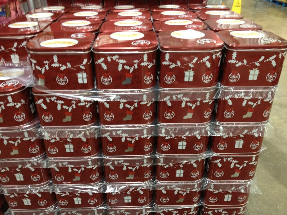 Costco Christmas Cookies
 Ah the good ol tins of Danish cookies have arrived at