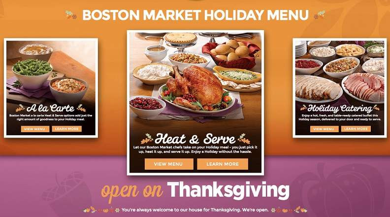 Cracker Barrel Thanksgiving Dinner To Go Price
 Boston Market Thanksgiving Dinner Menu 2015 Meal Hours