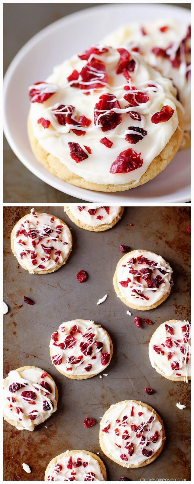 Cranberry Christmas Cookies
 Cranberry Bliss Cookies