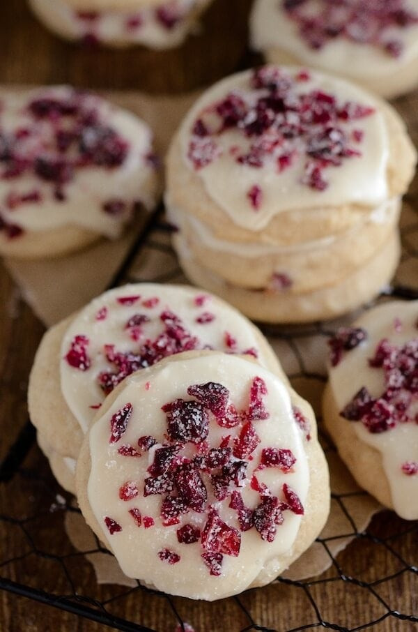 Cranberry Christmas Cookies
 Frosted Cranberry Cookies