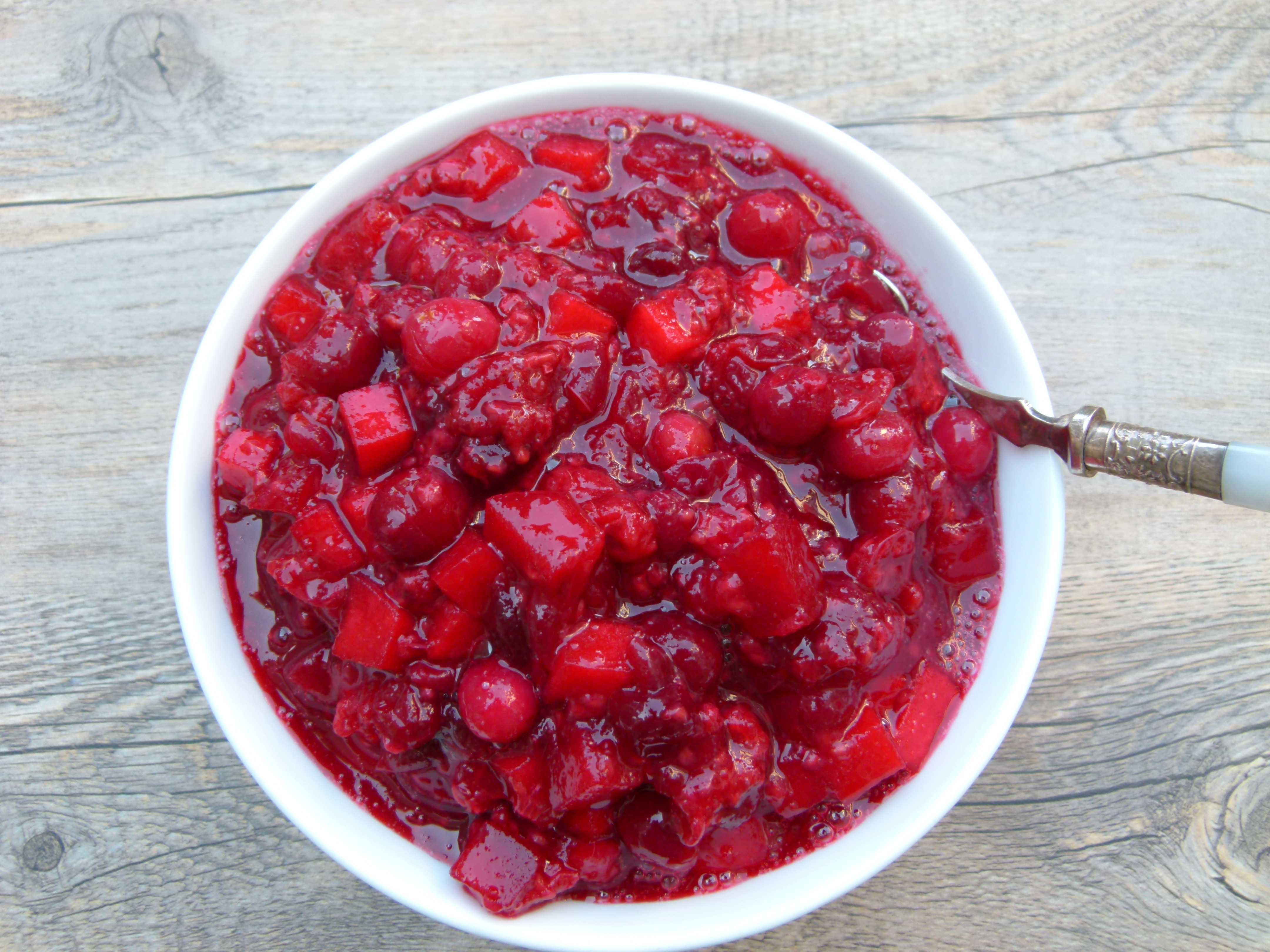 Cranberry Recipes For Thanksgiving
 Cranberry Sauce with Apples and Raspberries