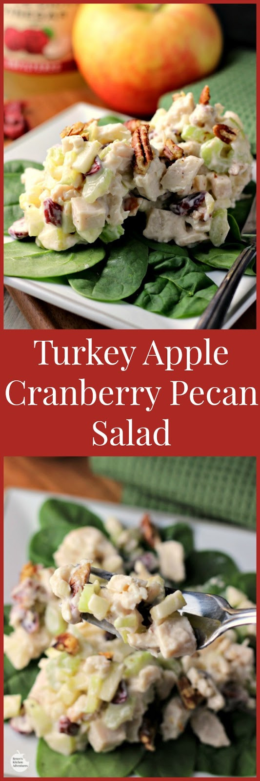 Cranberry Salad Recipes For Thanksgiving
 Turkey Apple Cranberry Pecan Salad