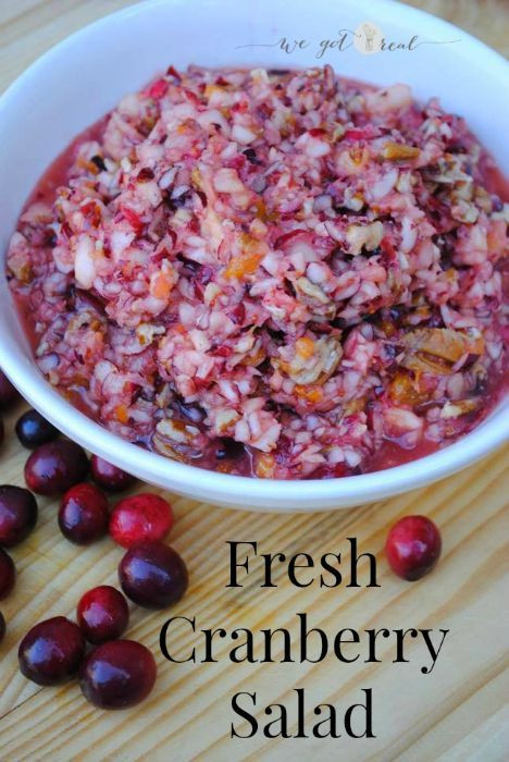 Cranberry Salad Recipes For Thanksgiving
 Fresh cranberry salad Recipe