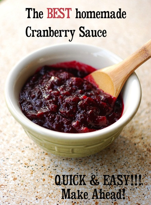 Cranberry Sauce Recipes For Thanksgiving
 Make Ahead Thanksgiving Recipes The Busy Bud er
