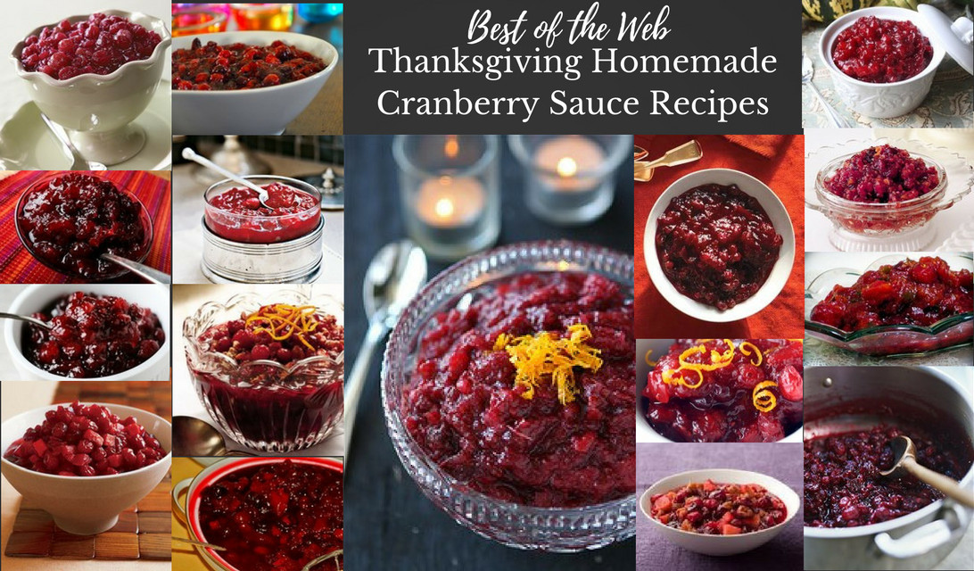 Cranberry Sauce Recipes For Thanksgiving
 Best of the Web Thanksgiving Homemade Cranberry Sauce Recipes