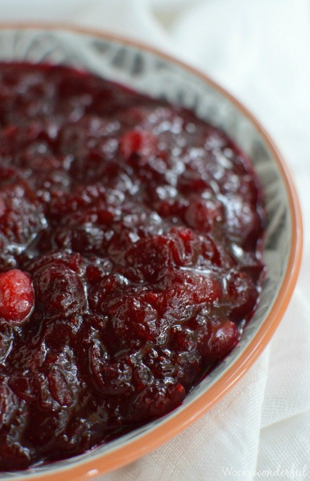 Cranberry Sauce Recipes For Thanksgiving
 Thanksgiving Cranberry Sauce Recipe WonkyWonderful