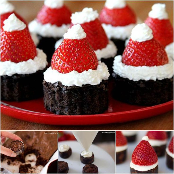 Creative Christmas Desserts
 25 best ideas about Strawberry santas on Pinterest