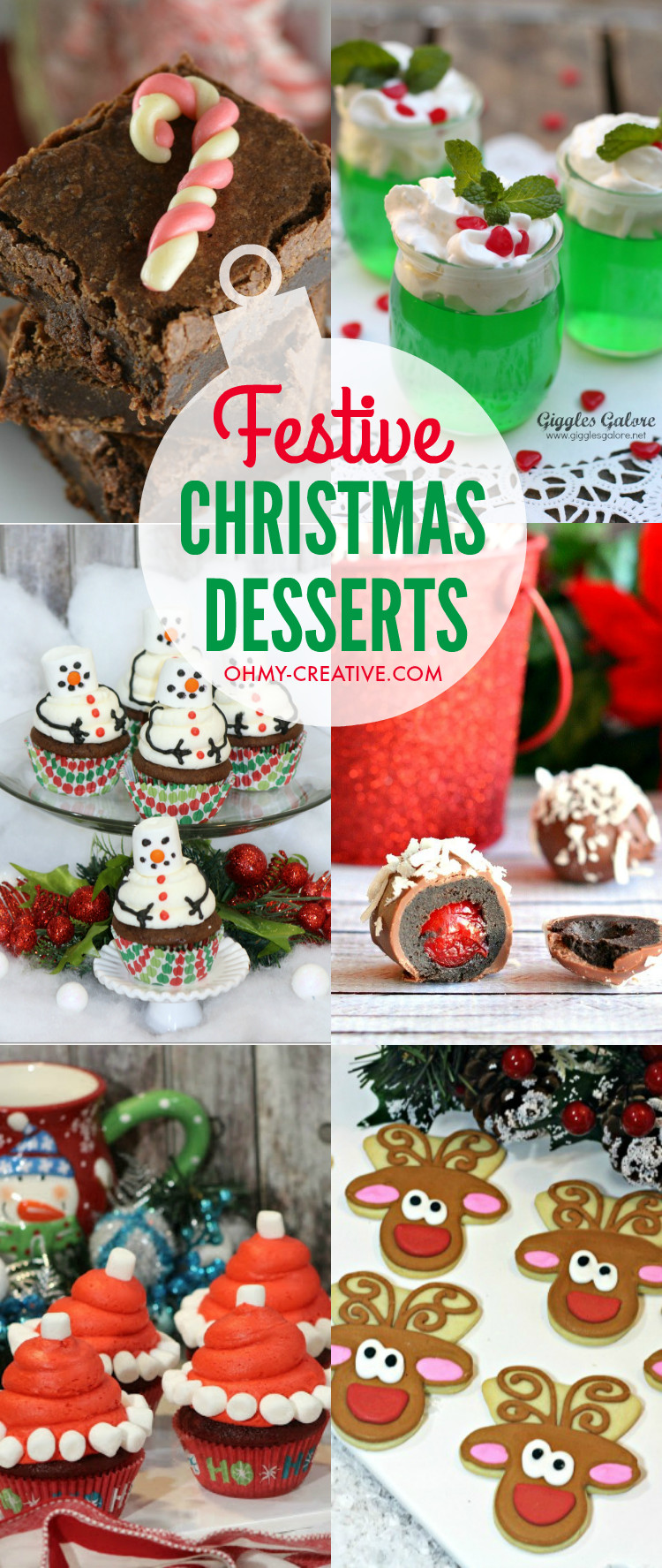 Creative Christmas Desserts
 Festive Christmas Desserts Oh My Creative