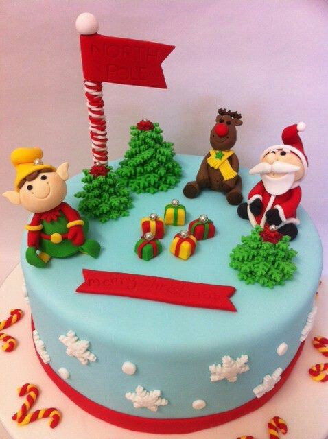 Cute Christmas Cakes
 By sweet love cake couture