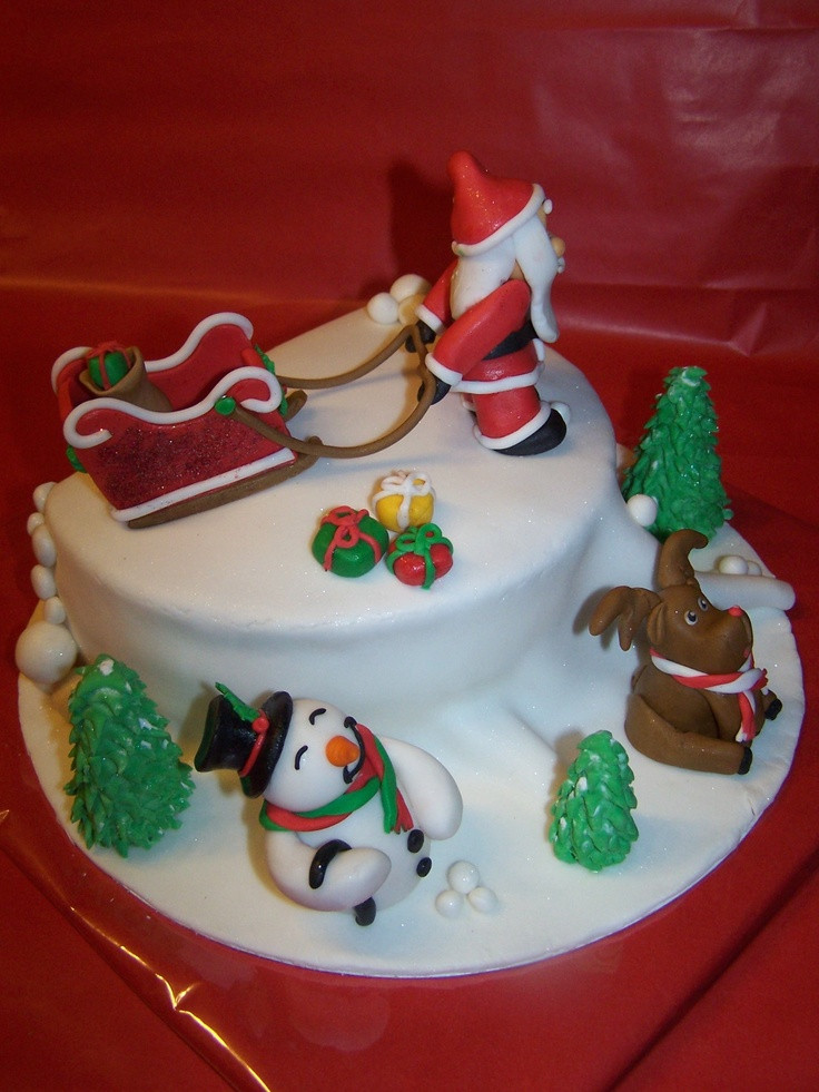 Cute Christmas Cakes
 Top 25 ideas about Christmas Confections on Pinterest