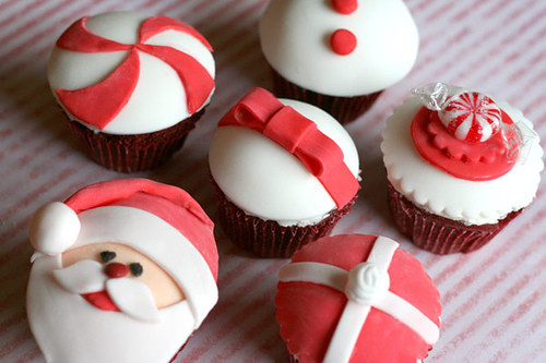 Cute Christmas Cupcakes
 Christmas Cupcakes