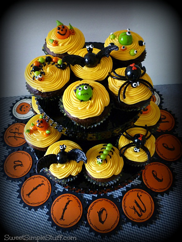 Cute Halloween Cupcakes
 Halloween Cupcakes … cute and not too scary