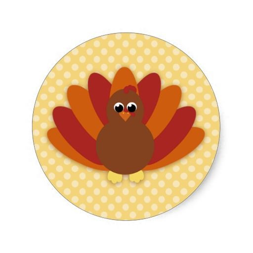 Cute Thanksgiving Turkey
 154 best thanksgiving stickers images on Pinterest