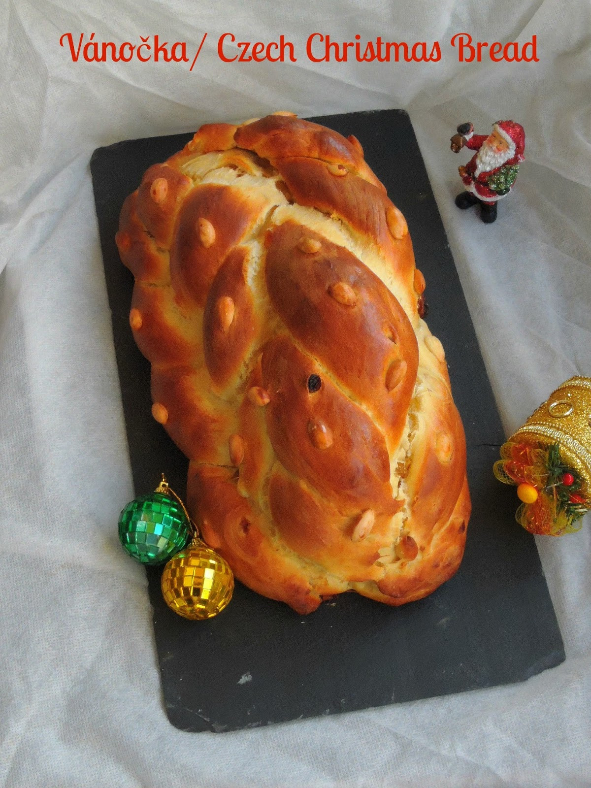 Czech Christmas Bread
 Priya s Versatile Recipes Vánočka Vanocka Czech