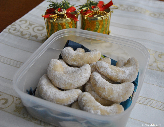 Czech Christmas Cookies
 Traditional Czech Christmas cookies Vanilkové Rohlčky