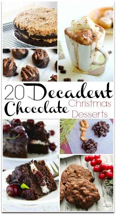 Decadent Christmas Desserts
 20 Decadent Chocolate Christmas Desserts Food Fun
