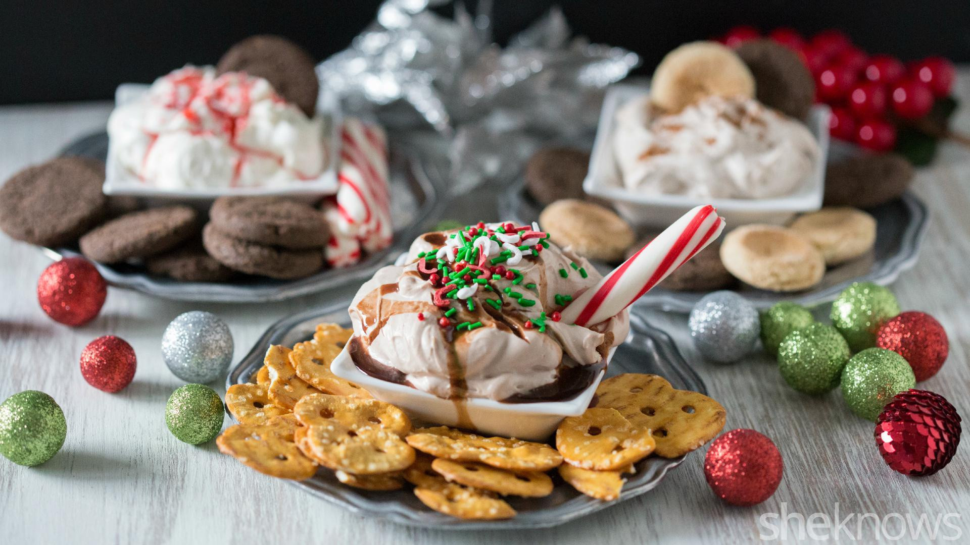Decadent Christmas Desserts
 3 Decadent dessert dips in all your favorite holiday flavors