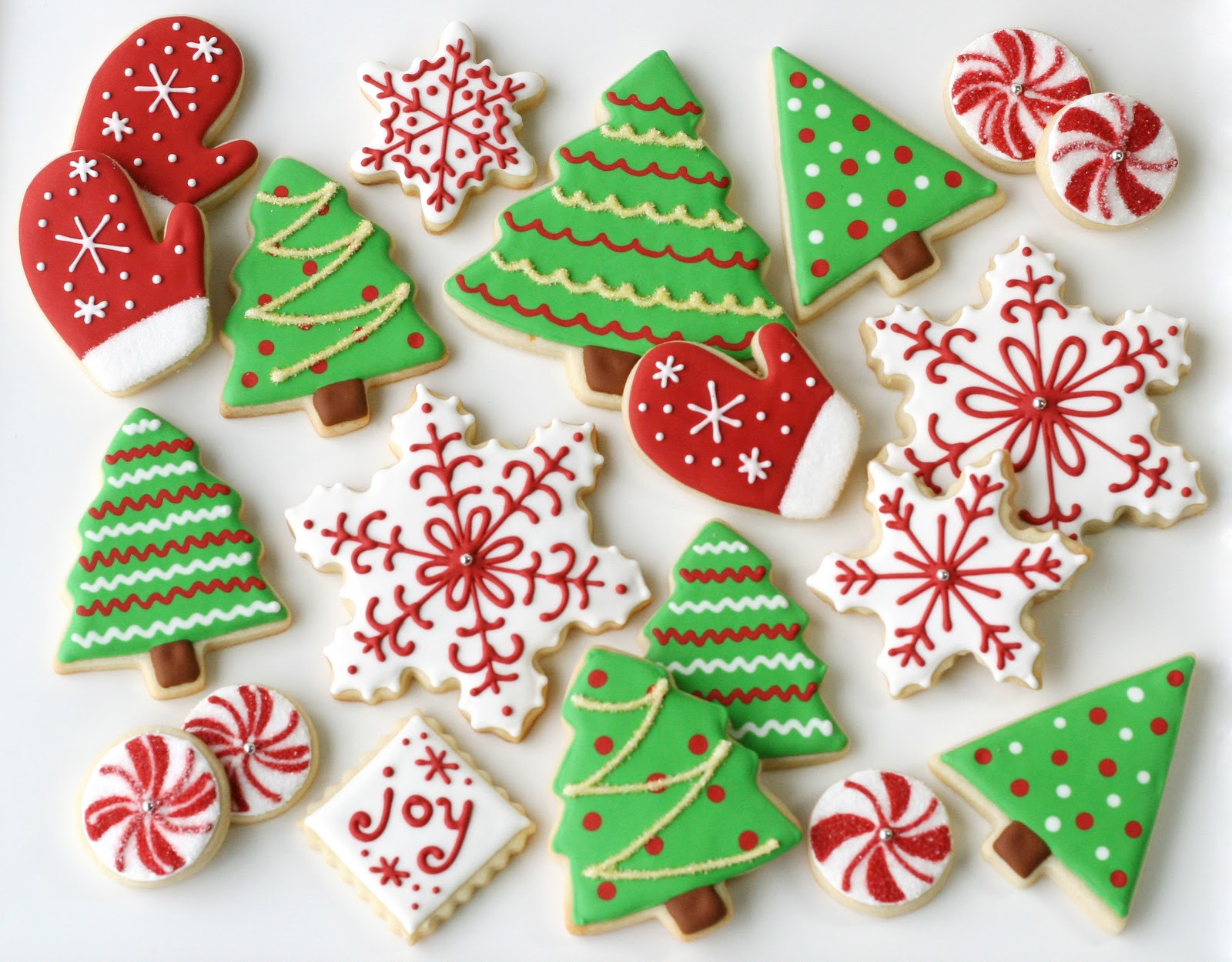 Decorated Christmas Sugar Cookies
 Christmas Cookies Galore Glorious Treats