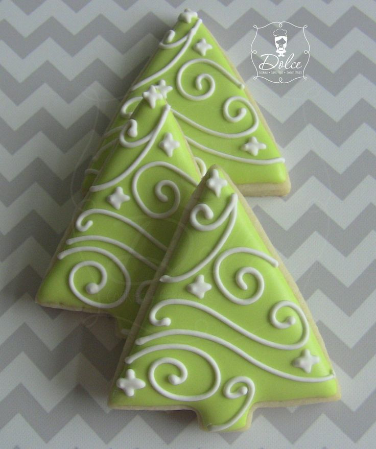 Decorated Christmas Trees Cookies
 10 Ways to Decorate Christmas Tree Cookies