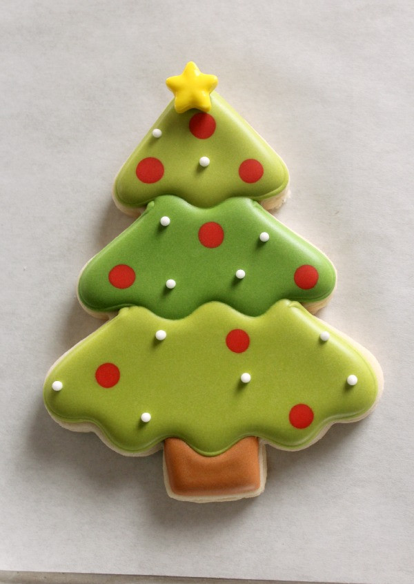 Decorated Christmas Trees Cookies
 Decorated Christmas Tree Cookies