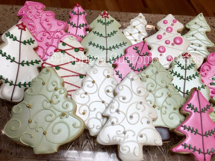 Decorated Christmas Trees Cookies
 17 Best images about Christmas trees Decorated Cookies And