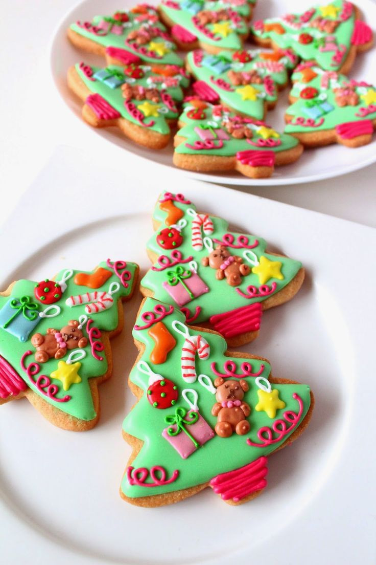 Decorated Christmas Trees Cookies
 Best 25 Decorated christmas cookies ideas on Pinterest