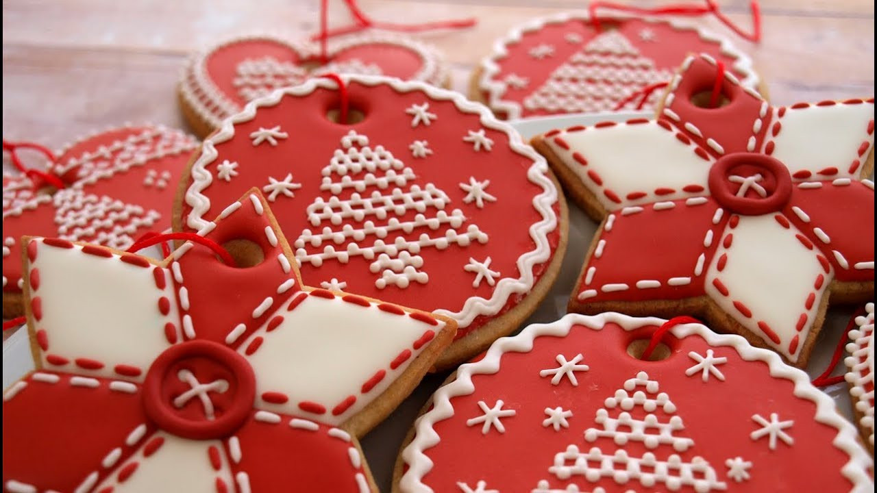 Decorating Christmas Cookies
 How To Decorate Christmas Cookie Ornaments Day 3 of the