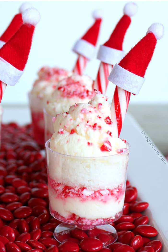 Desserts For Christmas Party
 Mini Peppermint Trifles