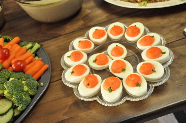 Deviled Eggs For Thanksgiving
 Deviled Pumpkin Eggs Thanksgiving Dinner