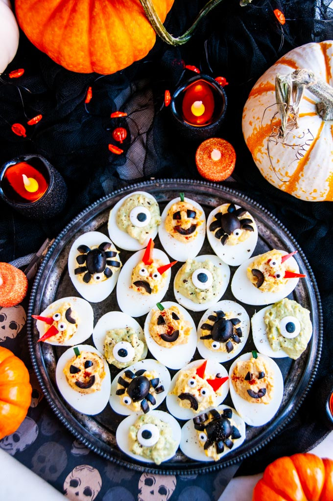 Deviled Eggs Halloween
 Halloween Deviled Eggs Aberdeen s Kitchen