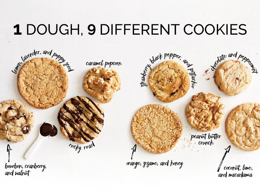 Different Kinds Of Christmas Cookies
 Mix Up This e Dough Bake 9 Different Cookies Cooking