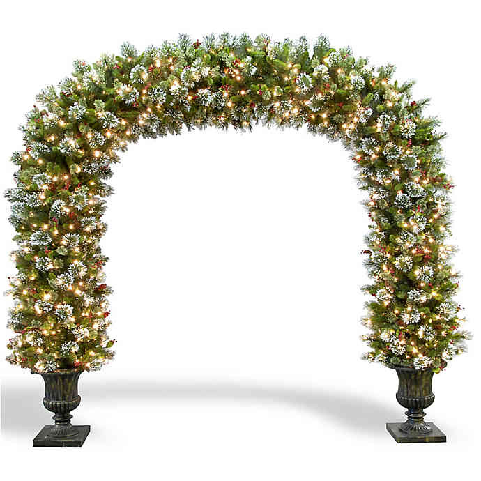 Discontinued Archway Christmas Cookies
 National Tree 8 Foot 6 Inch Wintry Pine Pre Lit Archway