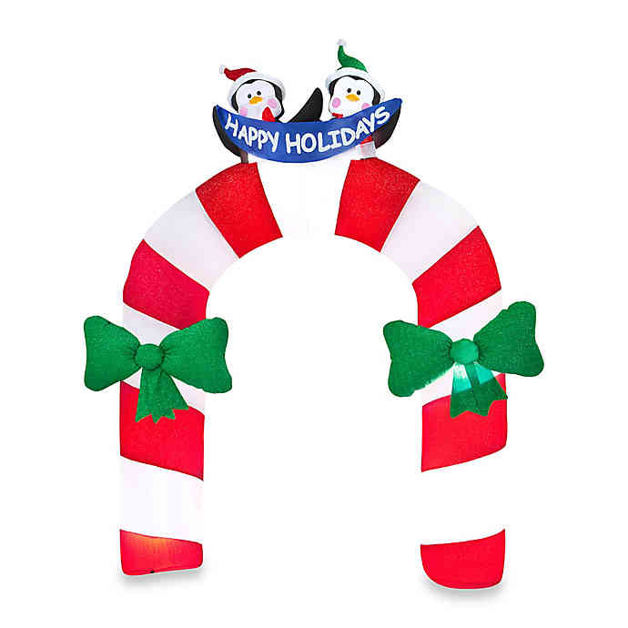 Discontinued Archway Christmas Cookies
 Inflatable Outdoor Archway Mixed Media Candy Cane with