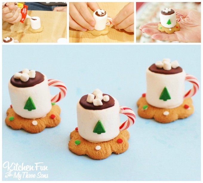 Diy Christmas Cookies
 Christmas Treats Hot Cocoa Marshmallow Cookie Cups