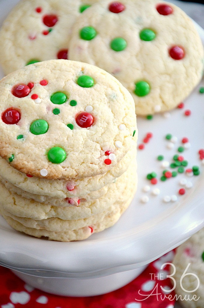 Easy Christmas Baking
 Christmas Cookies Funfetti Cookies The 36th AVENUE