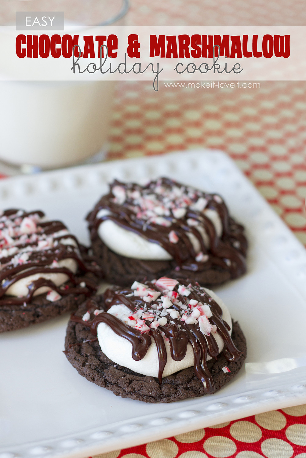 Easy Christmas Cookies And Candy
 EASY Chocolate & Marshmallow Holiday Cookie plus a
