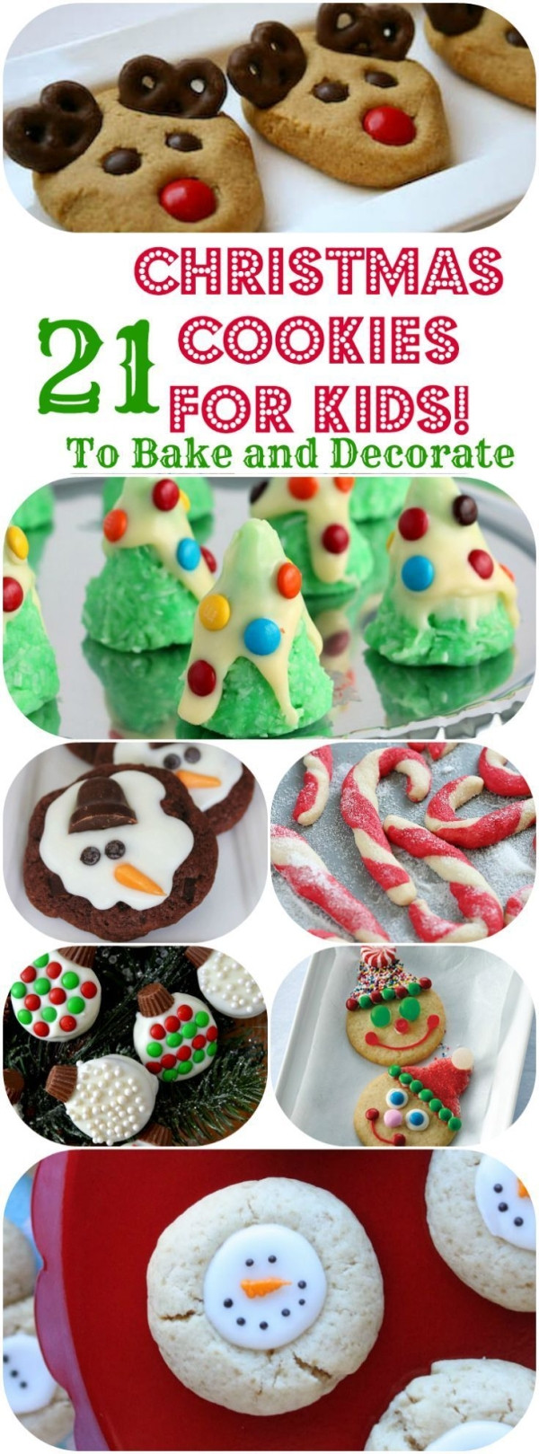 Easy Christmas Cookies For Kids
 Easy Christmas Cookie recipes for Kids to Bake or Decorate
