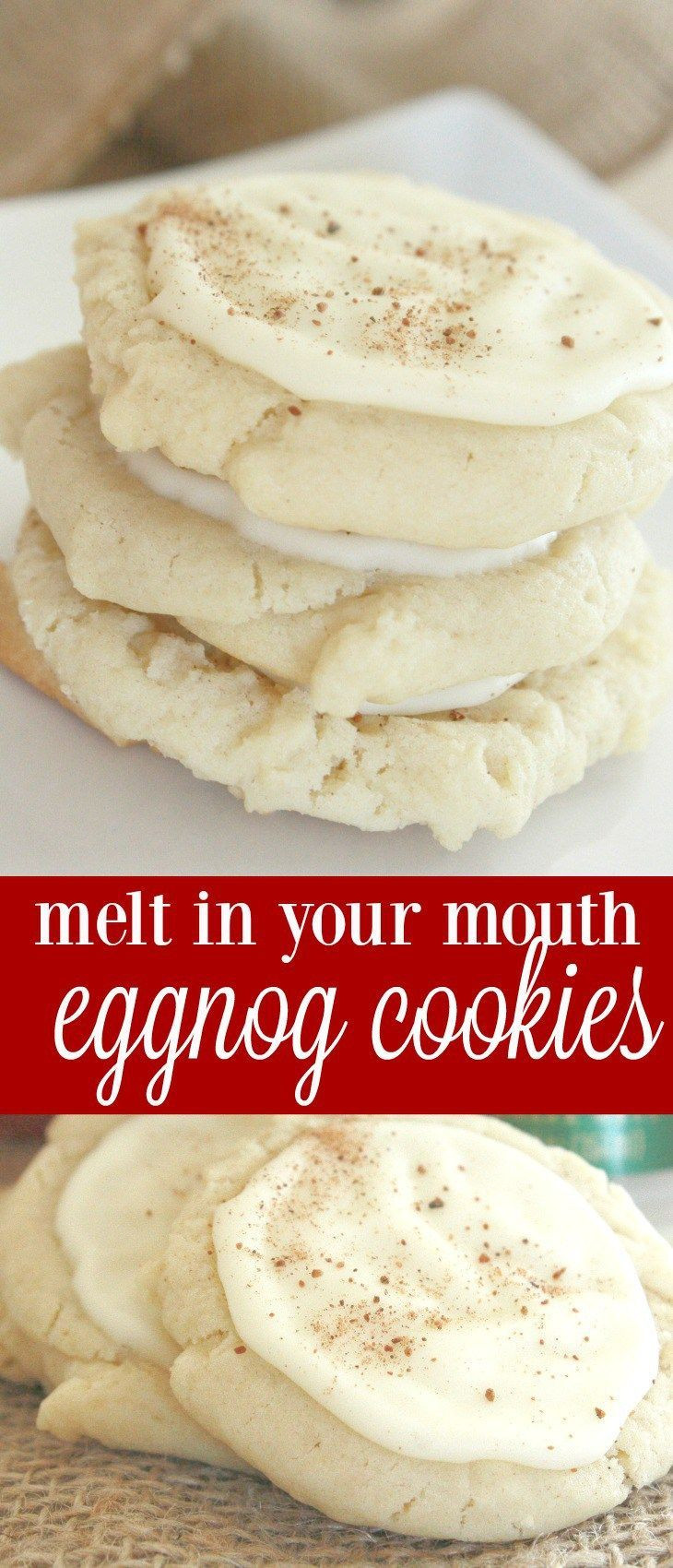 Easy Christmas Cookies Pinterest
 Best 25 Eggnog cookies ideas on Pinterest