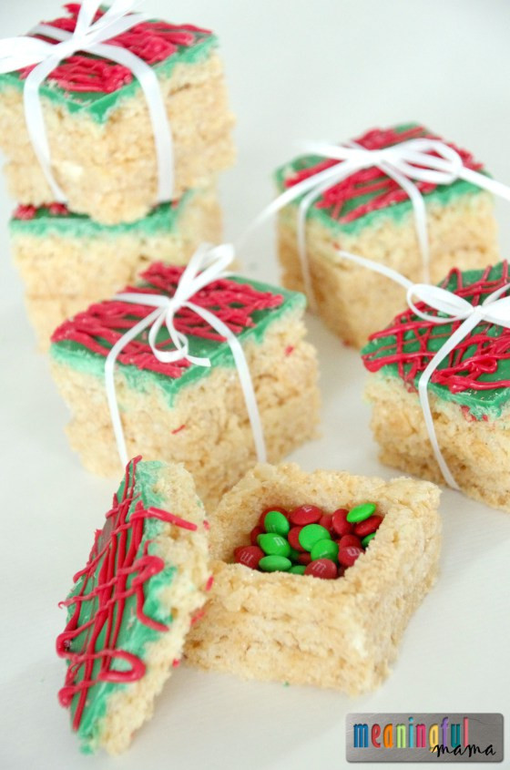 Easy Christmas Desserts For Kids
 Christmas Rice Krispie Treats Clean and Scentsible