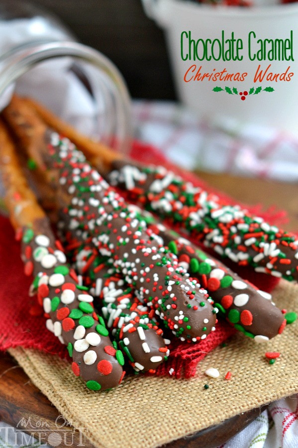 Easy Christmas Desserts For Kids
 Chocolate Caramel Christmas Wands BEST Kids Table Mom