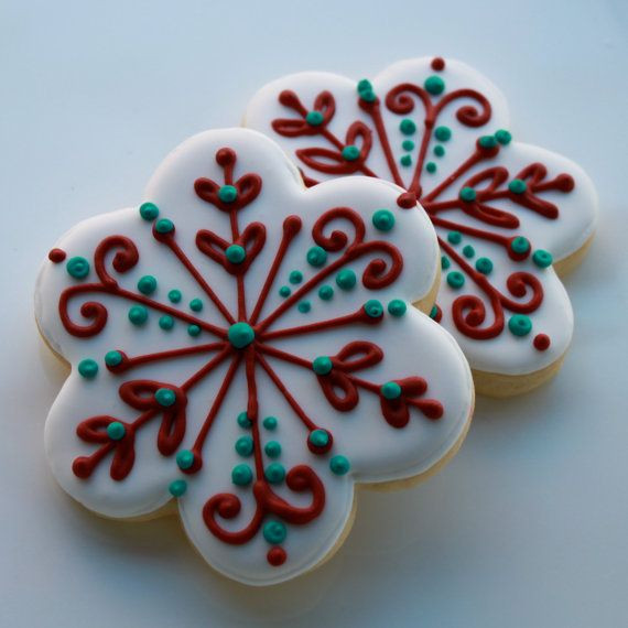 Easy Decorative Christmas Cookies
 1000 ideas about Decorated Sugar Cookies on Pinterest