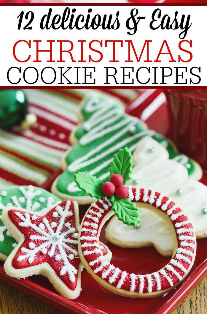 Easy Delicious Christmas Cookies
 12 Christmas Cookie Recipes Frugally Blonde