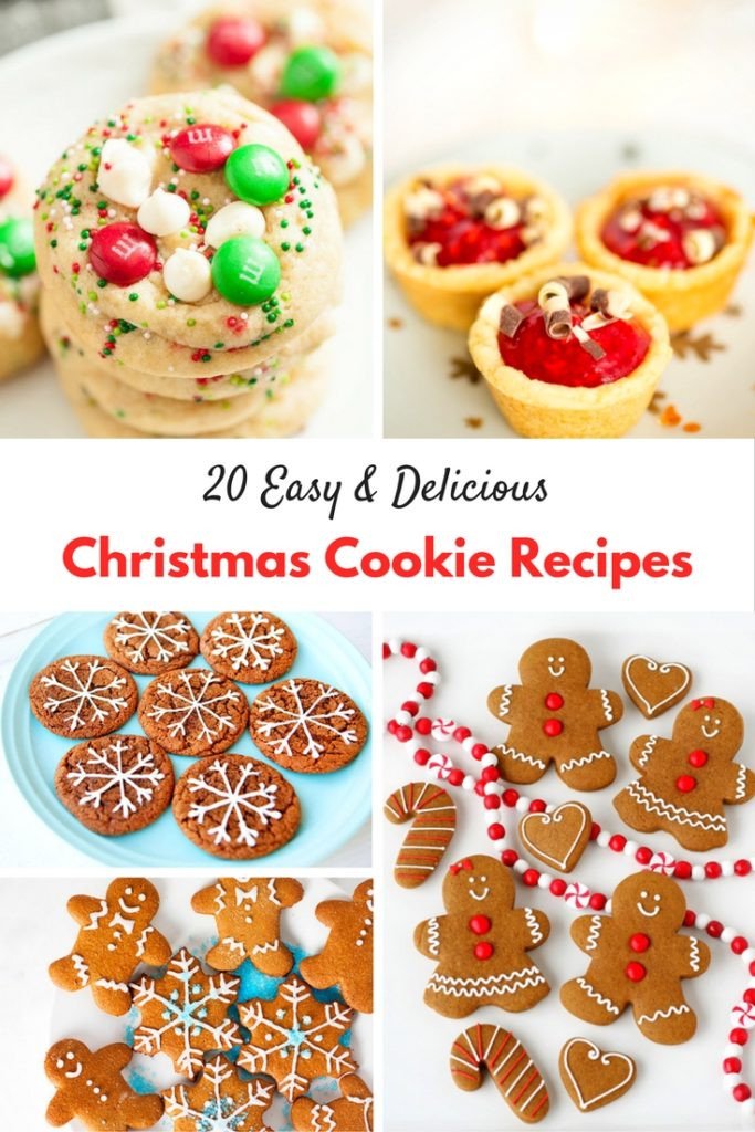 Easy Delicious Christmas Cookies
 20 Easy and Delicious Christmas Cookie Recipes
