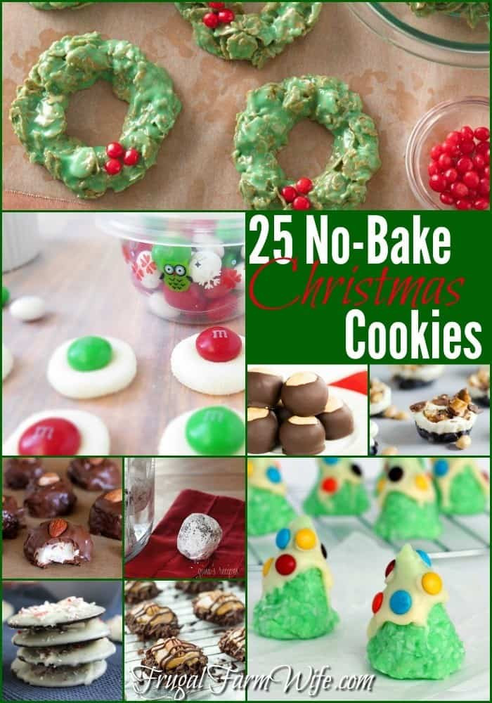 Easy No Bake Christmas Cookies
 25 No Bake Christmas Cookies