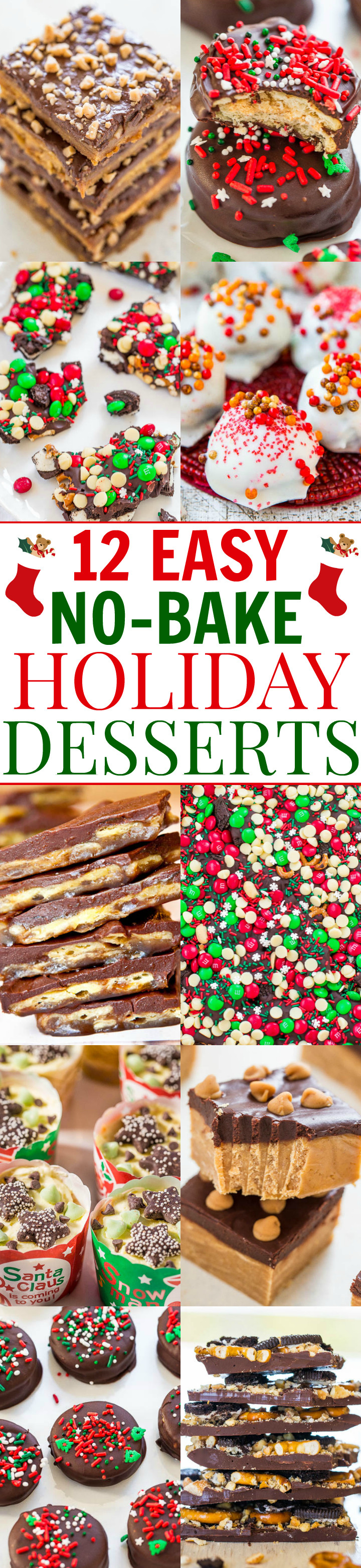 Easy No Bake Christmas Desserts
 12 Easy No Bake Holiday Desserts Averie Cooks