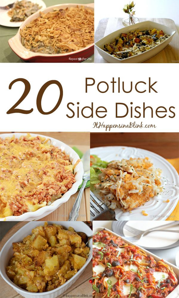 Easy Side Dishes For Christmas Potluck
 20 Potluck Side Dishes ItHappensinaBlink