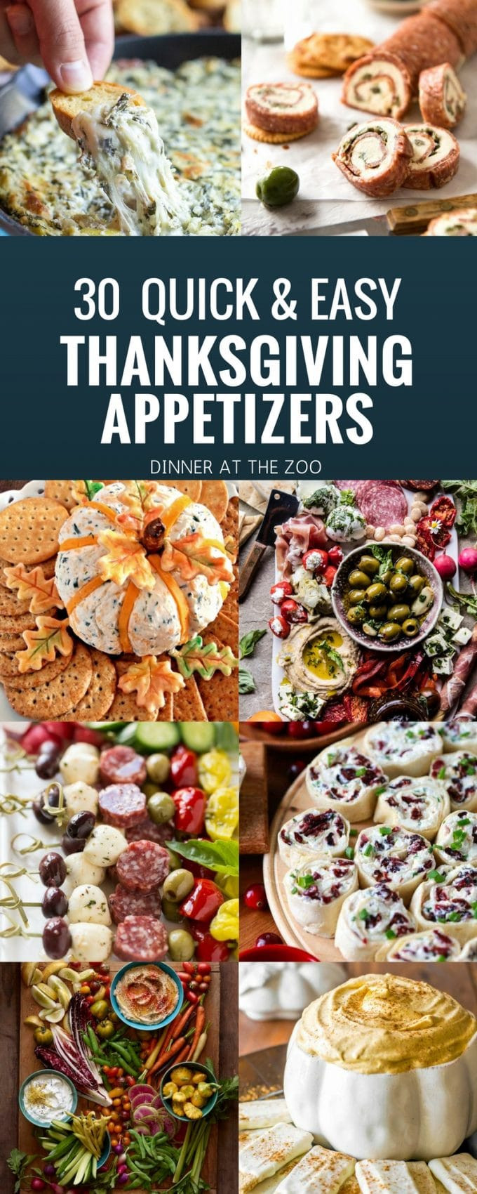 Easy Thanksgiving Appetizers
 30 Thanksgiving Appetizer Recipes Dinner at the Zoo